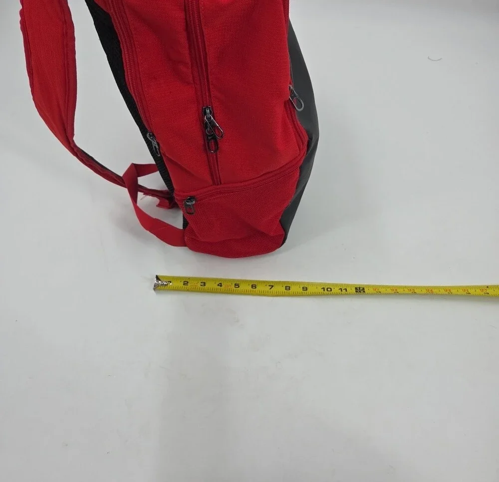 Nike Extra Large Red and Black Backpack with White Swoosh. Tons Of Storage Space
